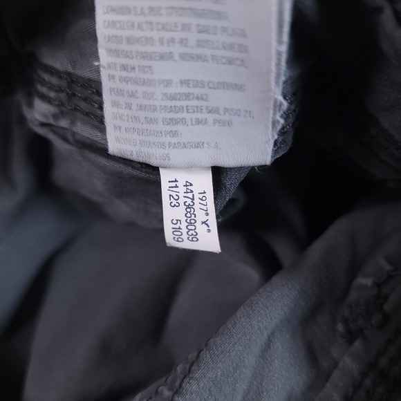 American Eagle Womens Pants‎ 6 Grey Cargo Baggy Jogger Y2K Skater Stretch - Picture 11 of 13